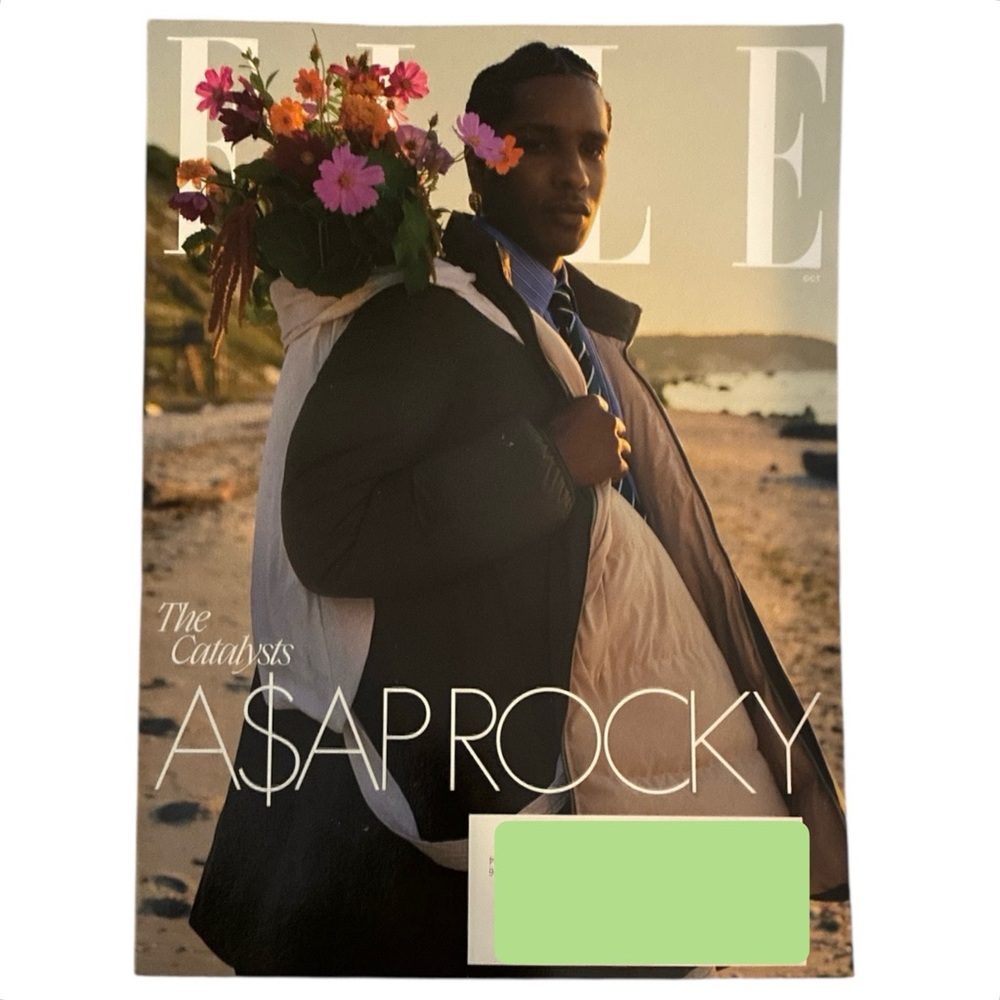 Elle Magazine October 2025 The Catalysts A$AP Rocky